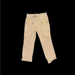 We The Free Beige Buttoned Pants